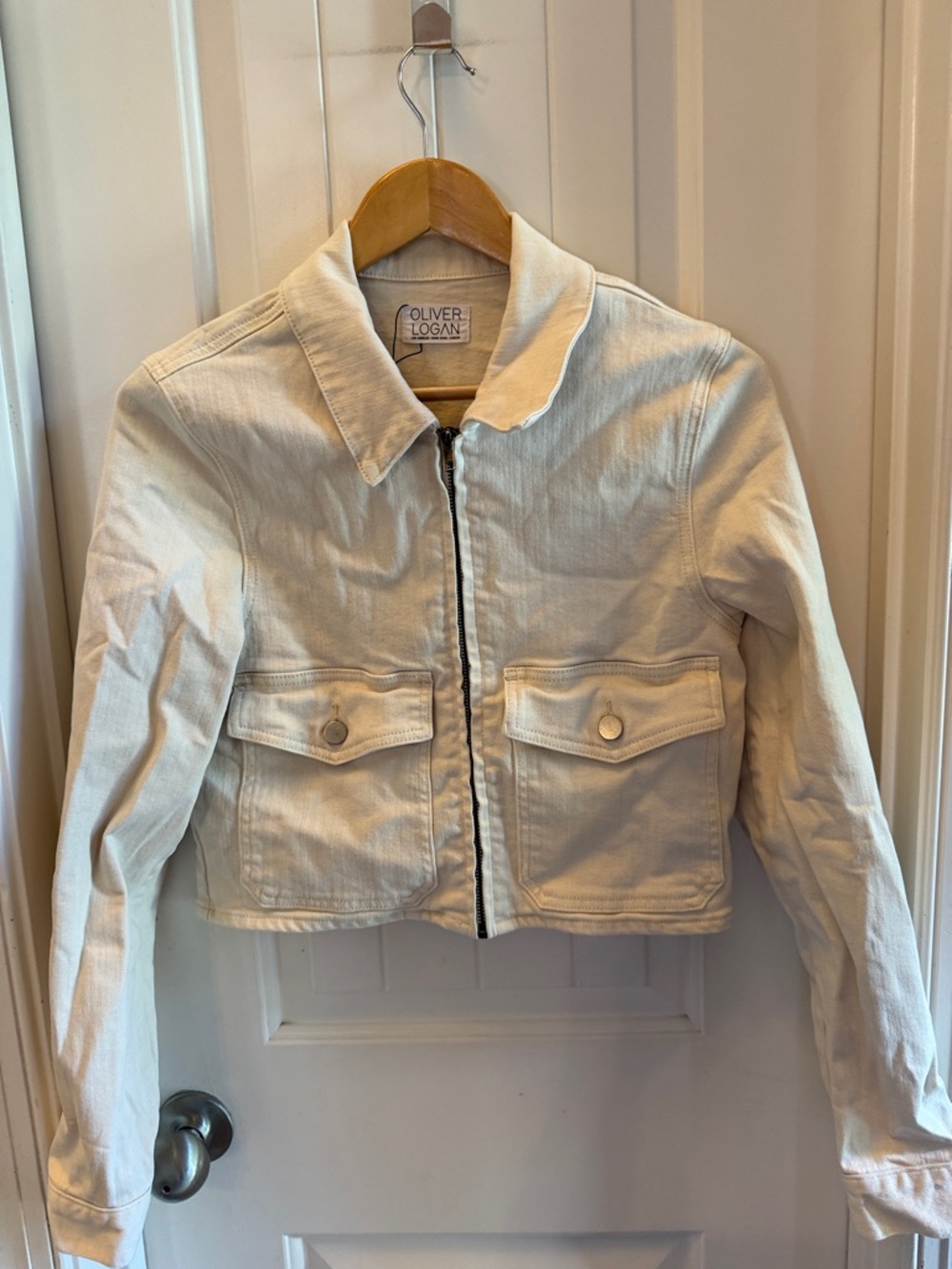 Oliver Logan cropped denim jacket